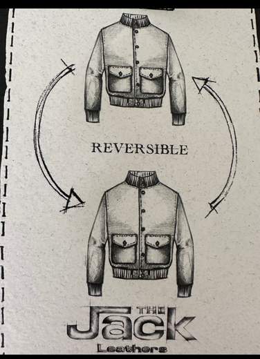 The Jack Leathers Giubbino Uomo STANTON REVERSIBLE