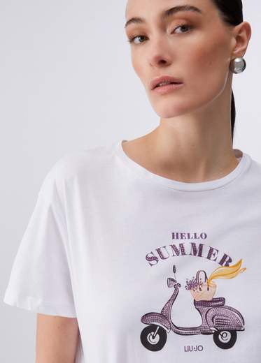 Liujo T-shirt Donna WA6502JS923