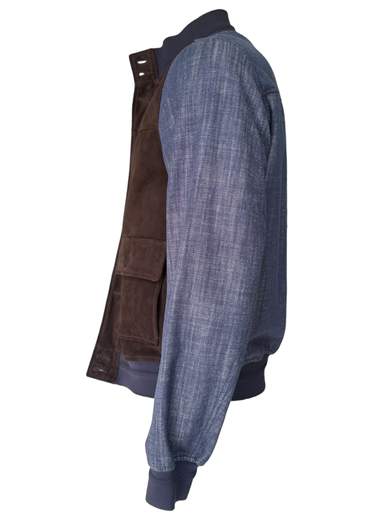 The Jack Leathers Giubbino Uomo ARGO DENIM