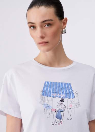 Liujo T-shirt Donna WA6502JS923