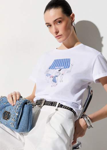 Liujo T-shirt Donna WA6502JS923