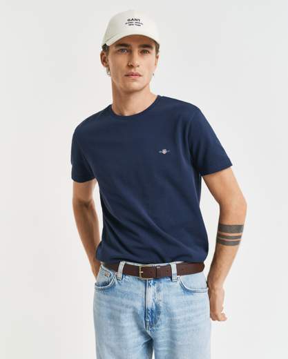 GANT MAGLIERIA TAGLIATA-T-SHIRT UOMO