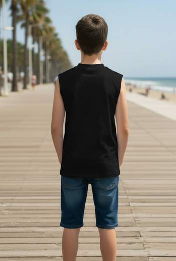 STILL Canotta Junior Senza Maniche Casual in Cotone