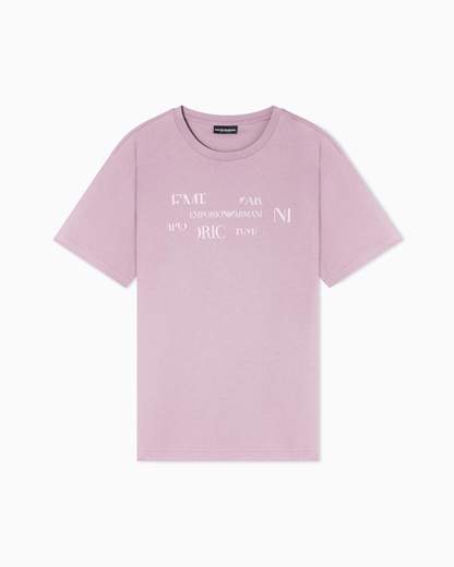 EMPORIO ARMANI T-shirt uomo Emporio Armani in cotone con logo frontale