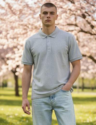 STILL Polo Uomo Manica Corta – Slim Basic Eleganza Casual
