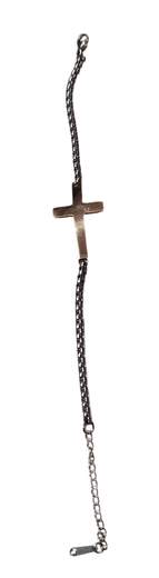 STILL Bracciale Croce Minimal Uomo Donna Acciaio