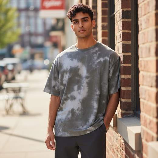 T-shirt oversize da uomo – Design streetwear moderno e versatile