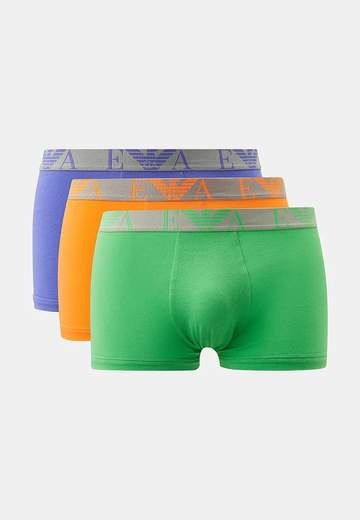EMPORIO ARMANI Boxer uomo Emporio Armani 111357-4R715 tripack cotone stretch con logo