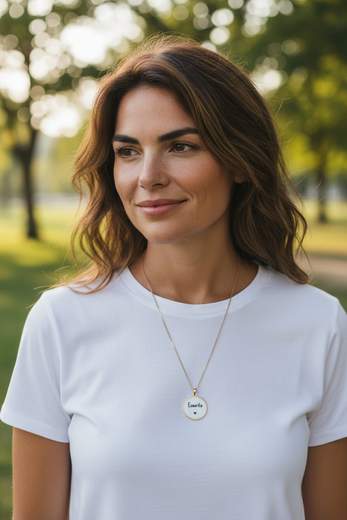STILL Collana Donna con Ciondolo Smaltato