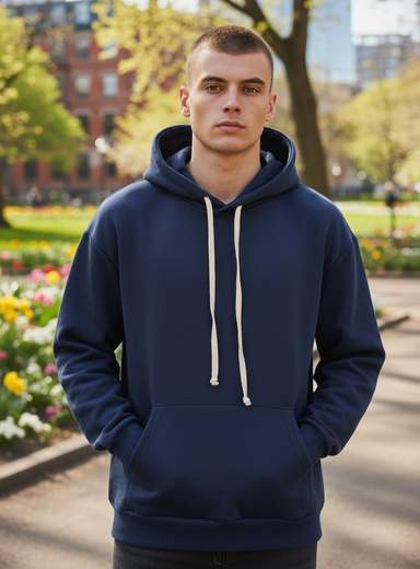 STILL Felpa cotone con il cappuccio