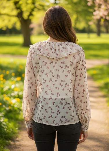 STILL Camicia Blusa Fiorata – Leggerezza e Stile Romantico