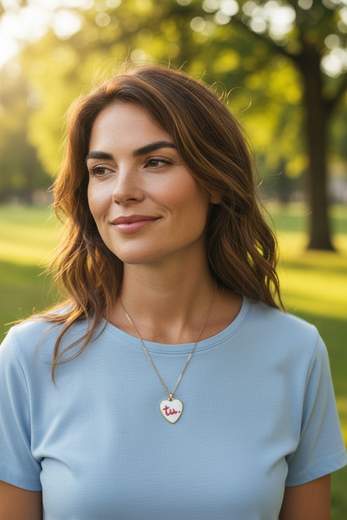 STILL Collana Donna con Ciondolo Smaltato