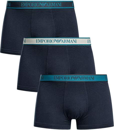 EMPORIO ARMANI 3-Pack Boxer in Cotone Stretch