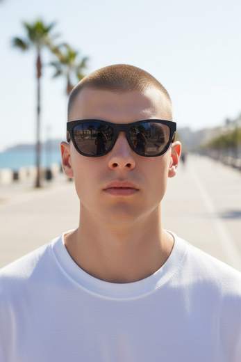 STILL ARES - Occhiali da Sole Uomo con Montatura Leggera e Protezione UV400