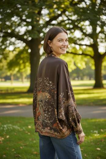 STILL Camicia Fantasia Animalier e Paisley