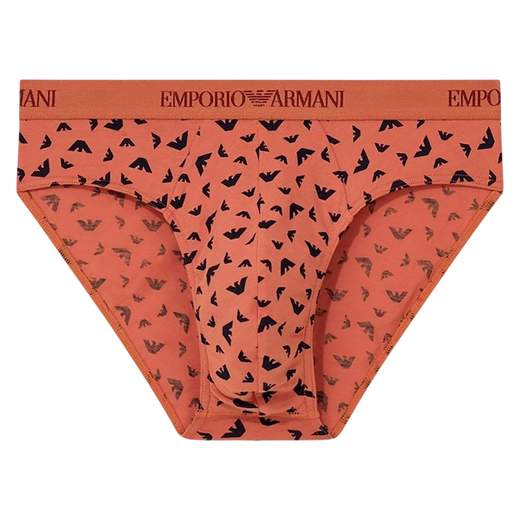 EMPORIO ARMANI Slip Uomo 3 Pezzi con Logo e Fascia Elasticizzata