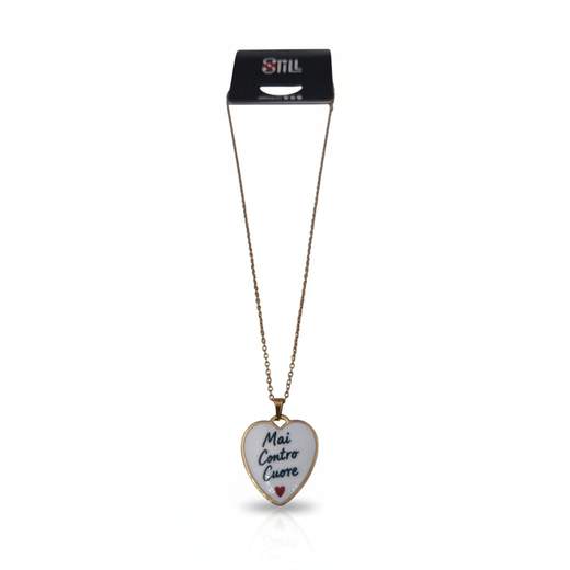 STILL Collana Donna con Ciondolo Smaltato