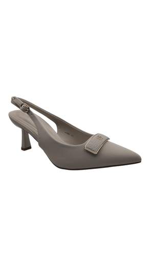 Décolleté Slingback Donna con Tacco Medio – Eleganza Minimal Chic
