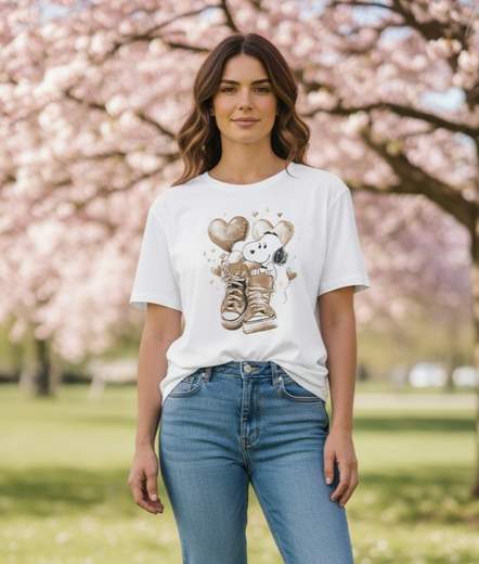 STILL T-Shirt con Stampa Girocollo