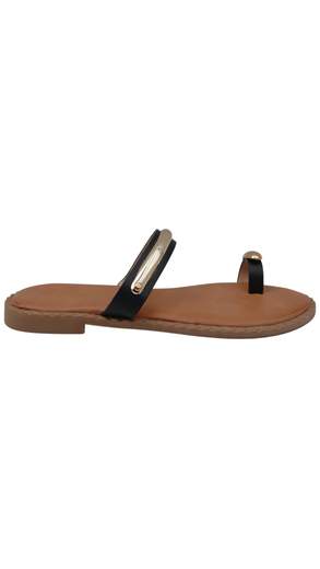 Sandali Infradito Donna con Dettaglio Metallico