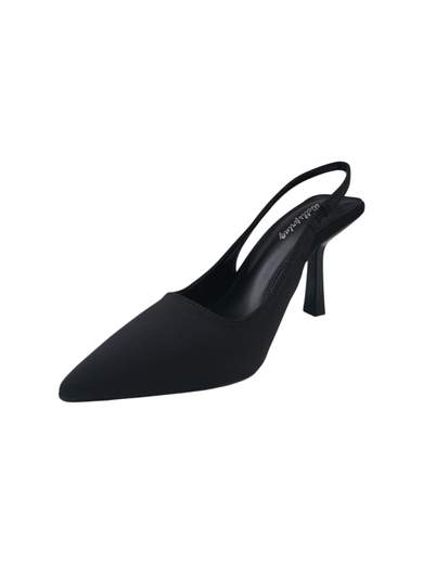 STILL Décolleté Slingback Donna Nere a Punta con Tacco Alto – Eleganza e Comfort