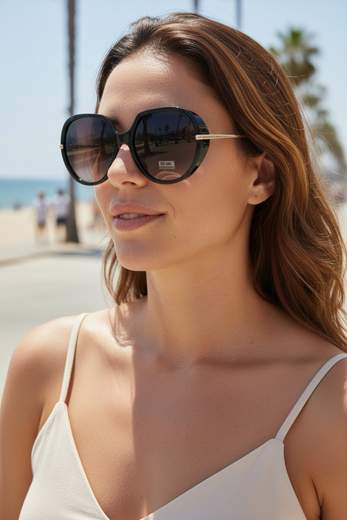 STILL Occhiali da Sole Donna Oversize dal Design Glamour