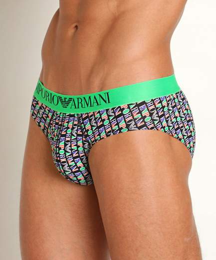 Slip uomo Emporio Armani fantasia logo
