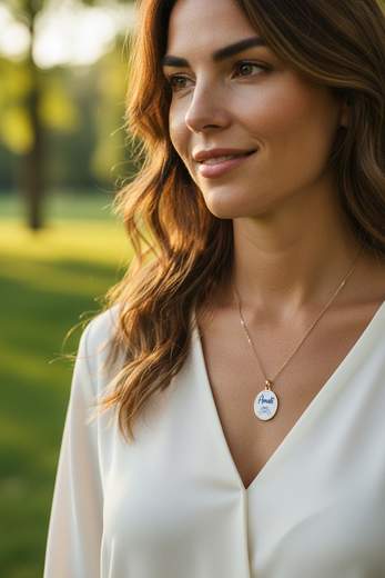 STILL Collana Donna con Ciondolo Smaltato