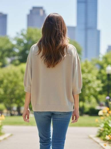 STILL Maglia Girocollo con Manica 3/4
