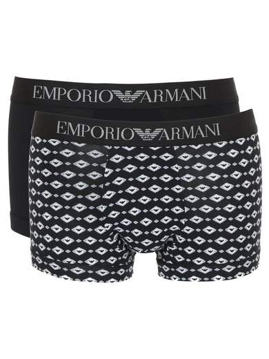 EMPORIO ARMANI Boxer uomo Emporio Armani bipack cotone stretch con logo