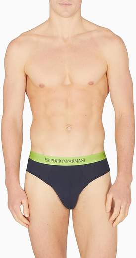 Slip Uomo Emporio Armani in Cotone Confezione 3 Pezzi