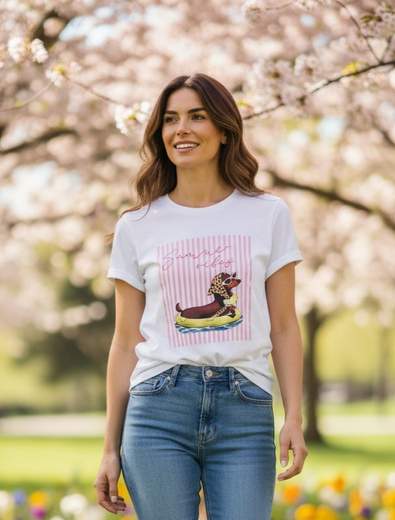 STILL T-shirt Donna Stampa Summer Vibes - Maglietta Casual Estate