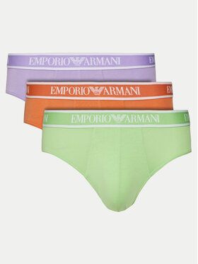 EMPORIO ARMANI Slip Uomo Emporio Armani 3 Pack Cotone Stretch – Comfort Premium e Stile Iconico