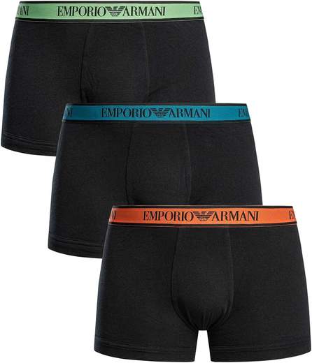 EMPORIO ARMANI 3-Pack Boxer in Cotone Stretch