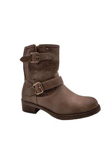 STILL Stivaletti Donna con Fibbie e Tacco Basso – Design Moderno e Versatile