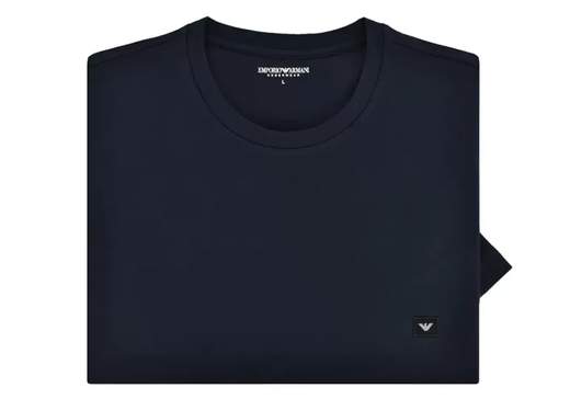 EMPORIO ARMANI T-shirt uomo Emporio Armani slim fit in cotone elasticizzato con logo aquila