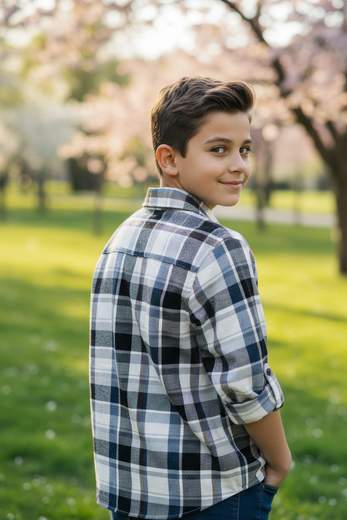 STILL Camicia Bambino a Quadri - Junior Casual