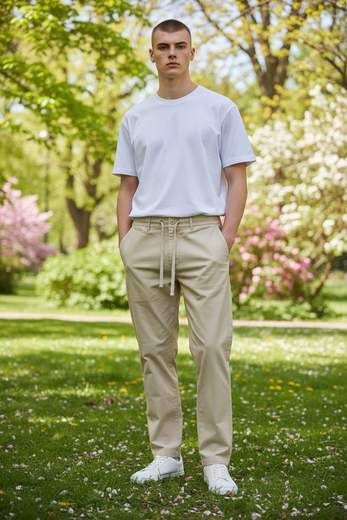 STILL Pantalone Uomo Casual con Coulisse – Chino Comfort Fit Stile Urban