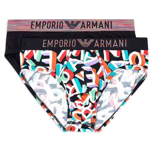 EMPORIO ARMANI Slip Uomo Emporio Armani in Cotone Stretch – Bipack Comfort e Stile Iconico
