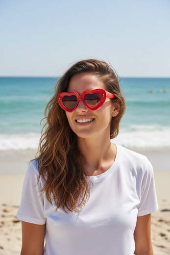 STILL Occhiali da Sole Donna a Cuore – Fashion Sunglasses UV Protection