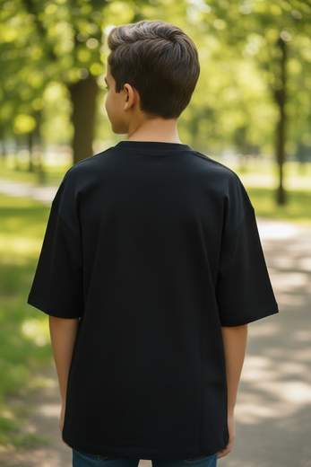 STILL T-shirt Uomo Oversize con Stampa Grafica