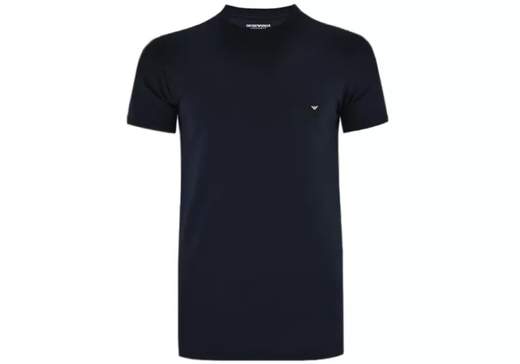 EMPORIO ARMANI T-shirt uomo Emporio Armani slim fit in cotone elasticizzato con logo aquila