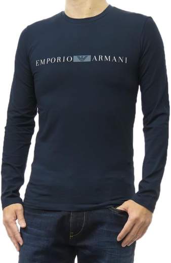 Maglia uomo Emporio Armani manica lunga in cotone