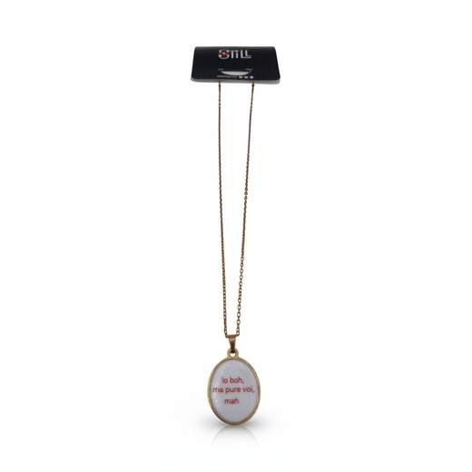 STILL Collana Donna con Ciondolo Smaltato
