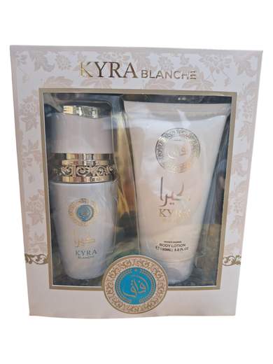 Profumi Arabi Cofanetto Profumo Donna Kyra Blanche Eau de Parfum 100 ml + Body Lotion 150 ml
