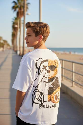STILL T-Shirt Junior Oversize Bianca Teddy Street Style