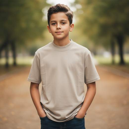 STILL T-Shirt in cotone Basic Bambino Urban Street Over – Minimal Style, Massima Personalità