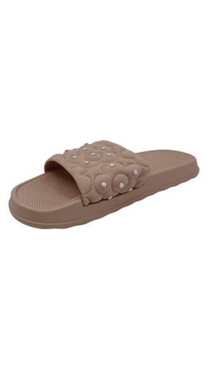 STILL Ciabatte Donna Imbottite con Strass Decorative e Suola Comfort