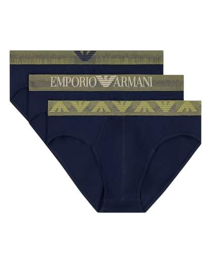 EMPORIO ARMANI Slip Uomo 3 Pack Bold Monogram