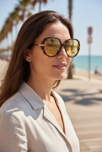 STILL Occhiali da Sole Donna Oversize dal Design Glamour